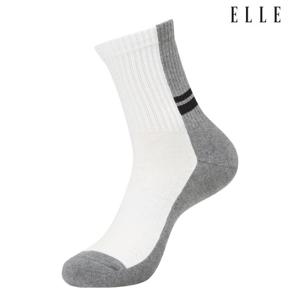 [엘르골프]로고 중목 양말 (남) 6L18352_100