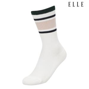 [엘르골프]로고 포인트 중목 양말 (여) 6L28304_700