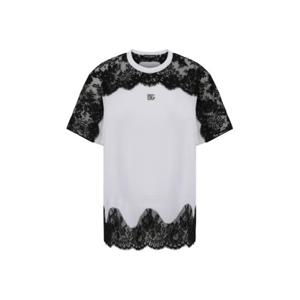 돌체앤가바나 반팔 티셔츠 F8V16ZFU7EQ W0800 WHITE