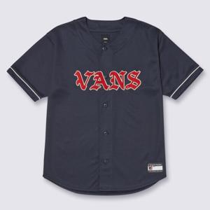 [VANS] 공용 예 올데 반스 베이스볼 저지 셔츠 VN000KUQJDU 블랙