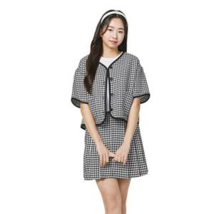 소이 세이브존07 여름블랙자켓스커트셋트 23M15511854