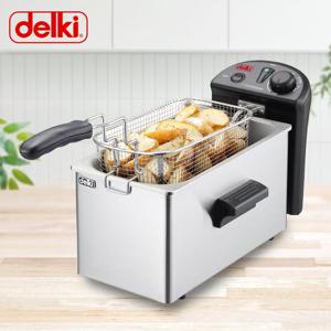 델키 윤식당 전기튀김기 DK-201 대용량 업소용 가정용