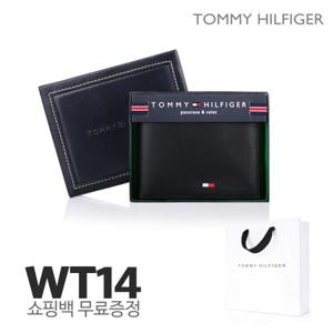 [타미힐피거 지갑] WT14 블랙 남성 지갑 22x060 (쇼핑백증정)