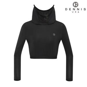 [DENNIS] 여성)마스크넥 볼레로형 크롭 이너티_블랙_NAOXLTS653