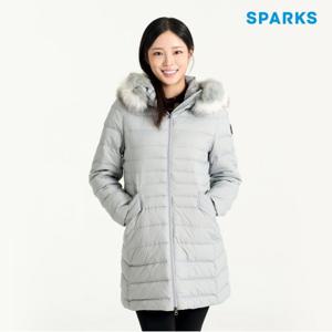 [스팍스]여성 후드 폭스퍼 구스 다운 롱패딩 점퍼 SJ4LJP032