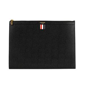 톰브라운 미듐 가죽 클러치 MAC084A-00198 001 (BLACK)