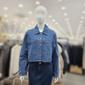 [플라스틱아일랜드]크롭 데님 자켓 PQ1DJ781