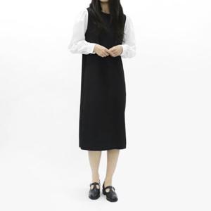 여자원피스 홀릭 HSC003 여자 원피스 셔츠 레이어드 하객 드레스
