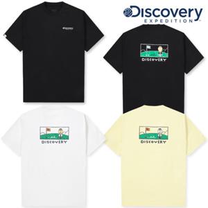 디스커버리 택가 69000원 (DXRSG5043) 2024 S S 남여공용 골프 카툰 백그래픽 티셔츠