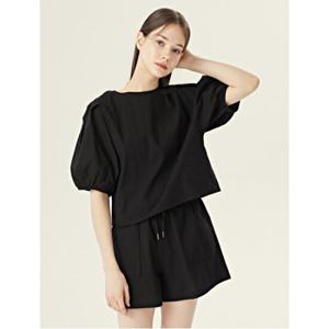 [르샵]라운드넥 린넨 블라우스 숏 팬츠 셋업 (DO1OW043A)