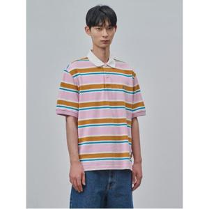 [빈폴멘] [NOROO] 선염피케 칼라넥 티셔츠  핑크 (BC4542K03X)