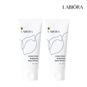 라비오라 배종옥 레몬꿀팩 레몬 허니 브라이트닝 워시오프팩 100g X 2개