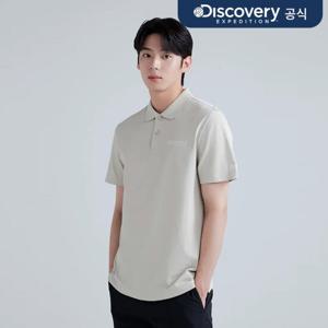 [무료반품][디스커버리] 남성 테드 스몰로고 카라티 (D.Skin Beige) DMTS71043-NBD