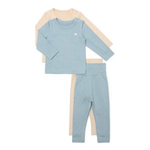 [블루독베이비8] FW24 배앓이방지웜세트내의  HJ (44A7005426) (BLUEDOG BABY 유아 출산 백일 선물 도트 강