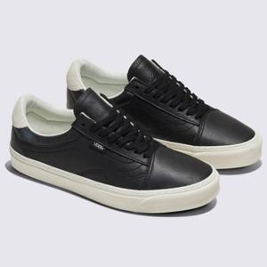 반스 VN000CZMBLK Old Skool 올드스쿨 Lux 레더 가죽 캔버스화 남여공용 단화 화이트 아이보리 블랙