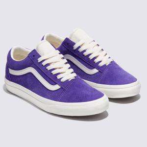 반스 VN000CT8DT2  퍼플 스웨이드 Old Skool 올드스쿨 캔버스화 남여공용 단화 스니커즈 챠콜 퍼플 블랙