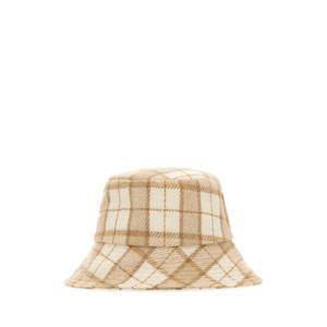 헬렌카민스키 여성 베이지 울 자수 버킷햇 HAT51631 CREAMCHECK