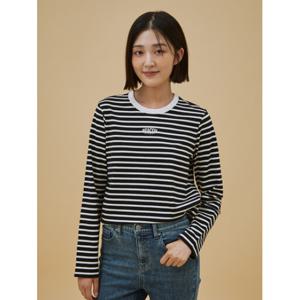 [폴햄]여성 그래픽 크롭 베이직 긴팔 티셔츠 PHE3TR2110