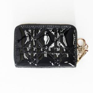 디올 레이디 보야저 페이던트 까나쥬 동전 지갑 BLACK S0985OVRB M900