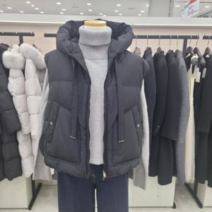 [온앤온]후드 덕다운 패딩 베스트njp4wva060