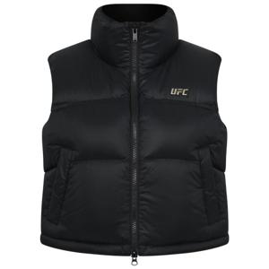 UFC 쉴드 릴렉스핏 패딩 베스트 블랙 여성 U2VTV3303BK