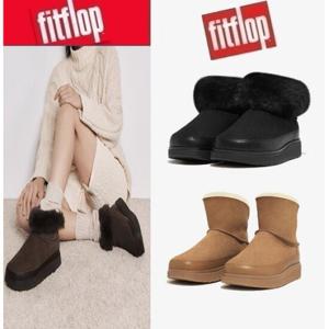 핏플랍 [FITFLOP] FFSO4F712 24FW 젠-FF 시어링 숏 부츠_3종택 여성