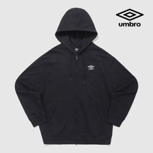[엄브로] 에센셜 후드 집업 UQ123CFT17 BLK