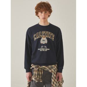 [후아유]남녀공용 Steve Patch Sweatshirt WHMWF2222U