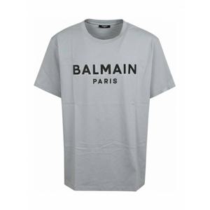 [BALMAIN] 남성 티셔츠 Flock 포일 Bulky 핏 DH1EG010BB99YHM Dark Grey /8