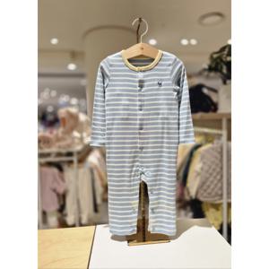 블루독베이비 10 25SS 봄신상(BL)머랭뱀부골지우주복 (4517004111)