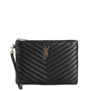 [생로랑] 24FW (379039 CWU01 1000) 여성 모노그램 클러치백