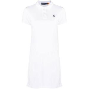폴로 랄프로렌 미디 원피스 211799490094 WHITE