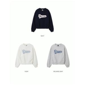 [후아유] 여성용 레터링 패치 맨투맨 / Lettering Patch Sweatshirt WHMWF2222F