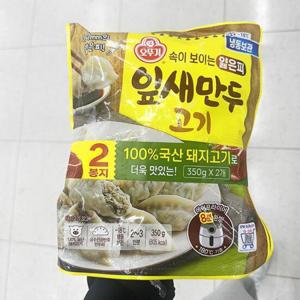 [에이알비티] 오뚜기 얇은피 잎새만두 고기 350g x 2개 P0037_0225