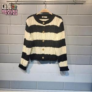 유솔대동백화점 DP01 스트라이프 가디건 ULCK239Z1