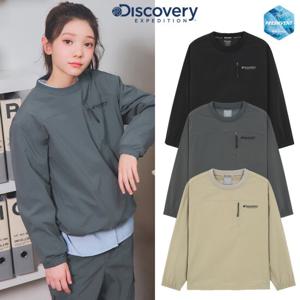 디스커버리키즈 DKTR3B051 키즈 프레시벤트 우븐 트레이닝 가슴포켓 맨투맨