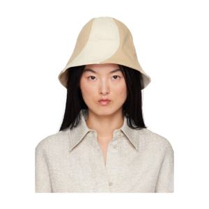 25 SS 쟈크뮈스 여성 오프 화이트   베이지 라 크루아제르 더 젤라토 버킷햇 251553F015016
