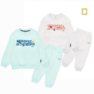 내셔널지오그래픽키즈  (K251UPB310) 토들러 맨투맨 트레이닝 상하복 세트