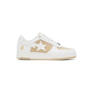 25 SS BAPE 남성 화이트   베이지 베이프 스타  6 스니커즈 242546M237032