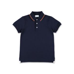 주니어 구찌 폴로 셔츠 805405XJGXV 4306 Blue