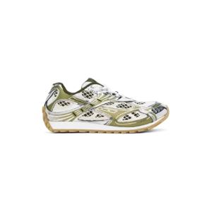 25 SS Bottega Veneta 여성 실버   그린 오르빗 스니커즈 242798F128004