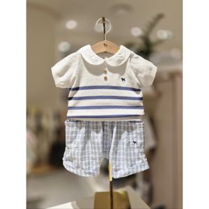 블루독베이비 10 여름신상25SS(BL)니트 반소매 상하세트 (4531361010)