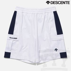 [데상트] 스포티 카고 우븐 반바지 SP223UHP41 WHT