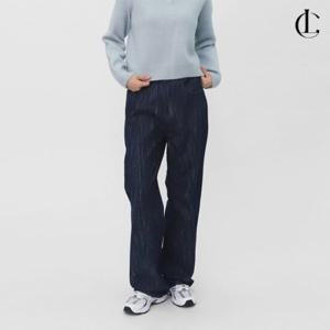 엘케이트 여자 생지 데님 팬츠 와이드핏 청바지 LNNP010