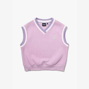휠라조끼 TQJ FK2VTG1301F-LPM Girls v넥 베스트