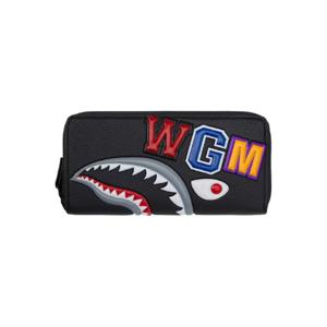 25 SS BAPE 남성 블랙 샤크 장지갑 251546M164000