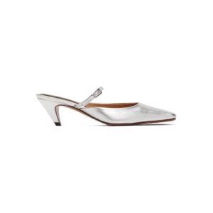 25 SS Stella McCartney 여성 실버 스텔라 스퍼 키튼 힐 251471F122005