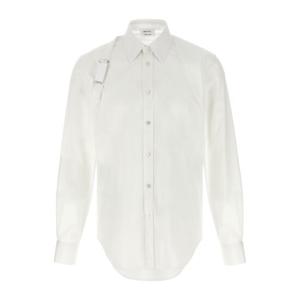 알렉산더맥퀸 코튼 포플린 하네스 디테일 셔츠 828170QNAAB 900
