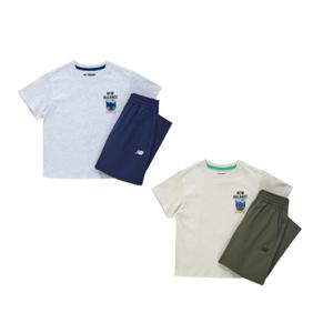 KIDS RIDER_반팔티 8부 팬츠 셋업 (NK9YF2603U)