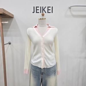 [제이케이]제이케이 소프트 배색카라 카디건 JP3CD009B94